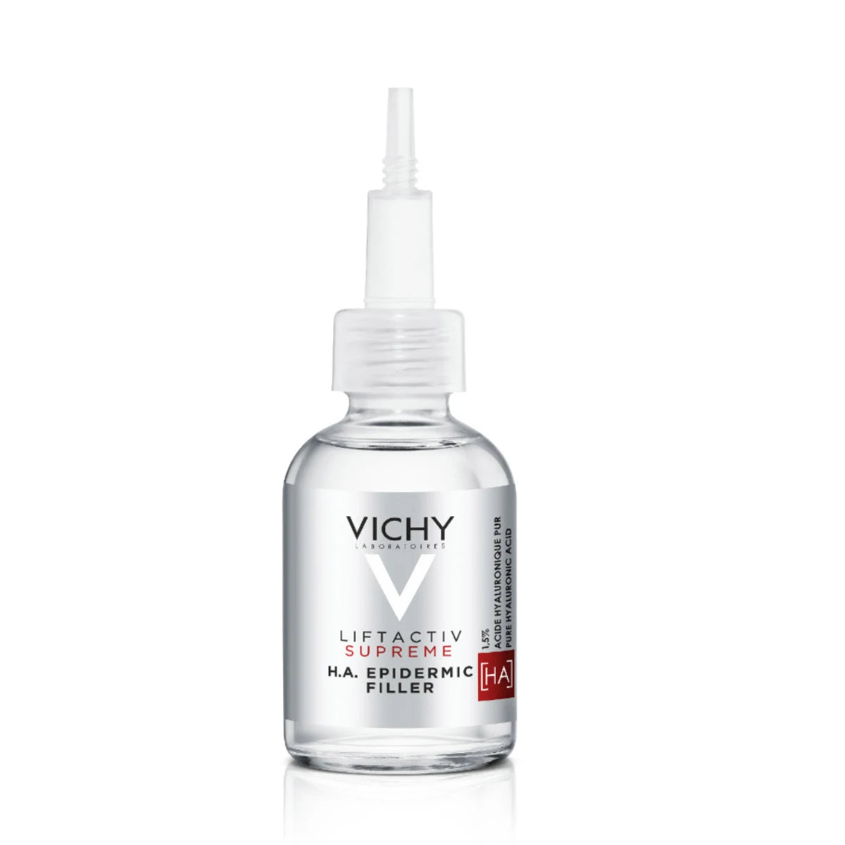 VICHY Liftactiv Supreme H.A Epidermic Filler seerumi 30 ml sisältää puhdasta hyaluronihappoa