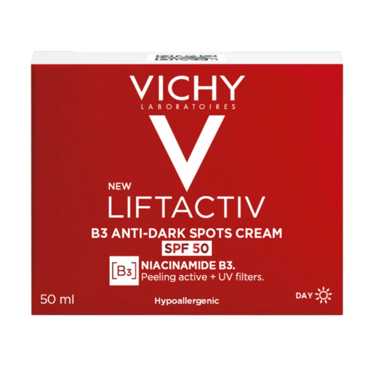 VICHY Liftactiv Specialist B3 Anti Dark Spots SPF50 kasvovoide pigmenttimuutoksiin 50 ml pakkaus