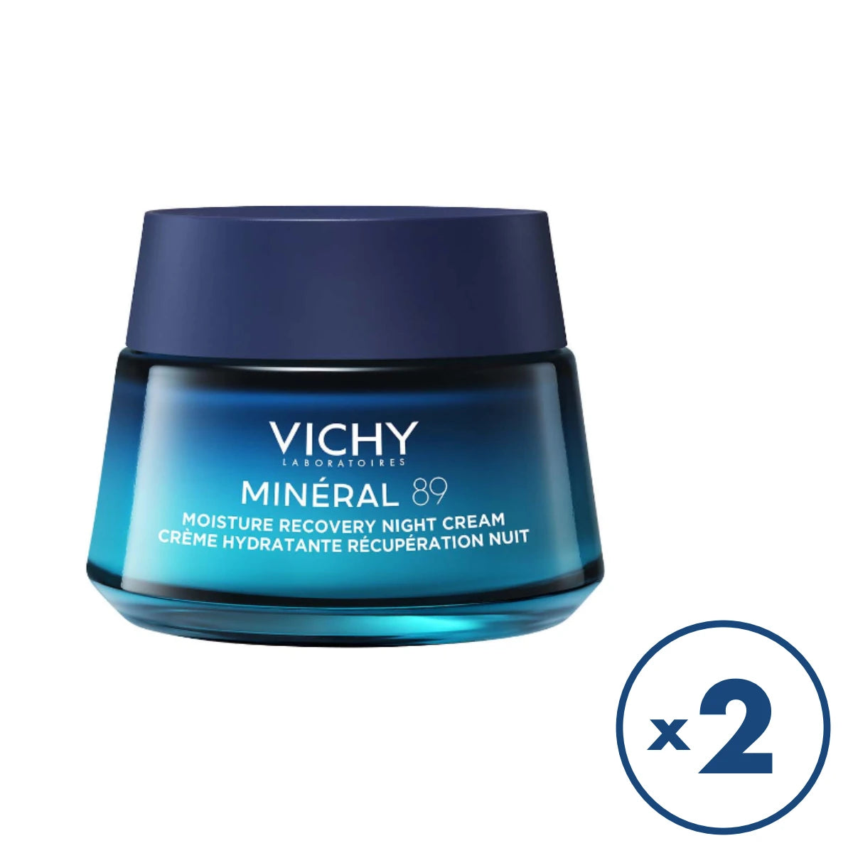 Vichy Minéral 89 Moisture Recovery Night Cream 2x50 ml