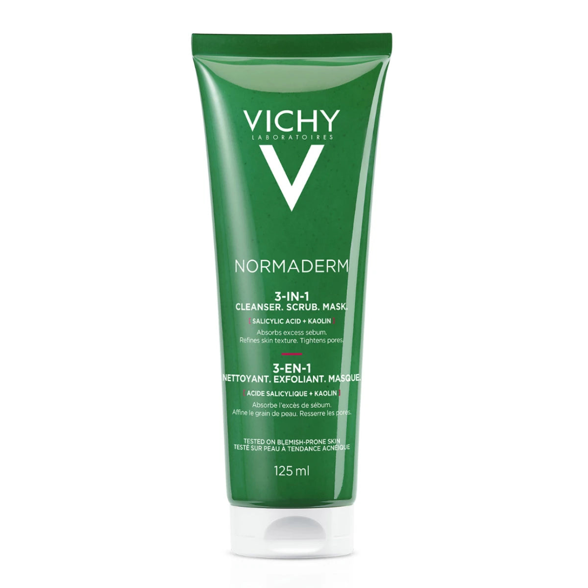 VICHY Normaderm 3in1 puhdistustuote 125 ml