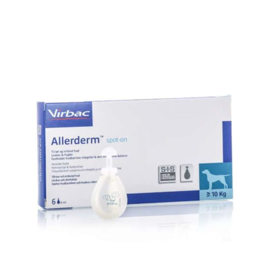 Virbac Allerderm Spot-On paikallisvaleluliuos 6x4 ml koirille yli 10 kg