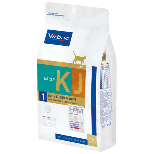 VIRBAC Cat Early Kidney & Joint 1,5 kg kissan kuivaruoka kivelten tueksi alkavassa tai oireettomassa munuaisten vajaatoiminnassa