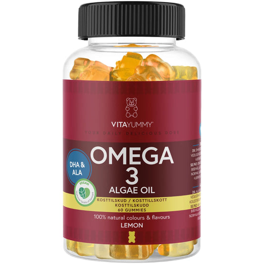 VitaYummy Omega 3 Lemon 60 kpl