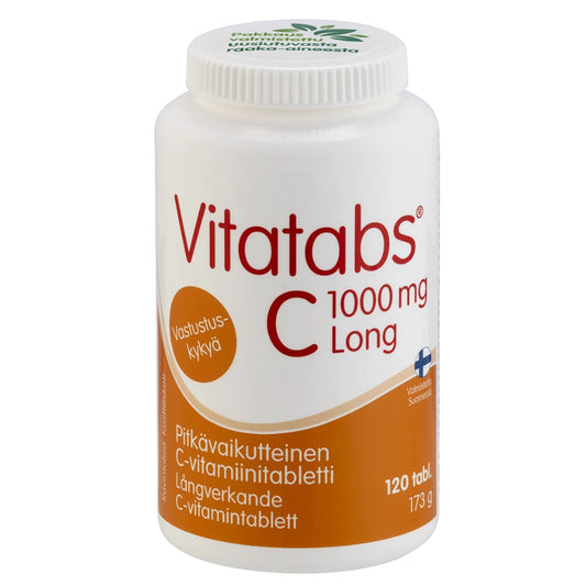 VITATABS C 1000 mg Long pitkävaikutteinen tabletti 120 tabl