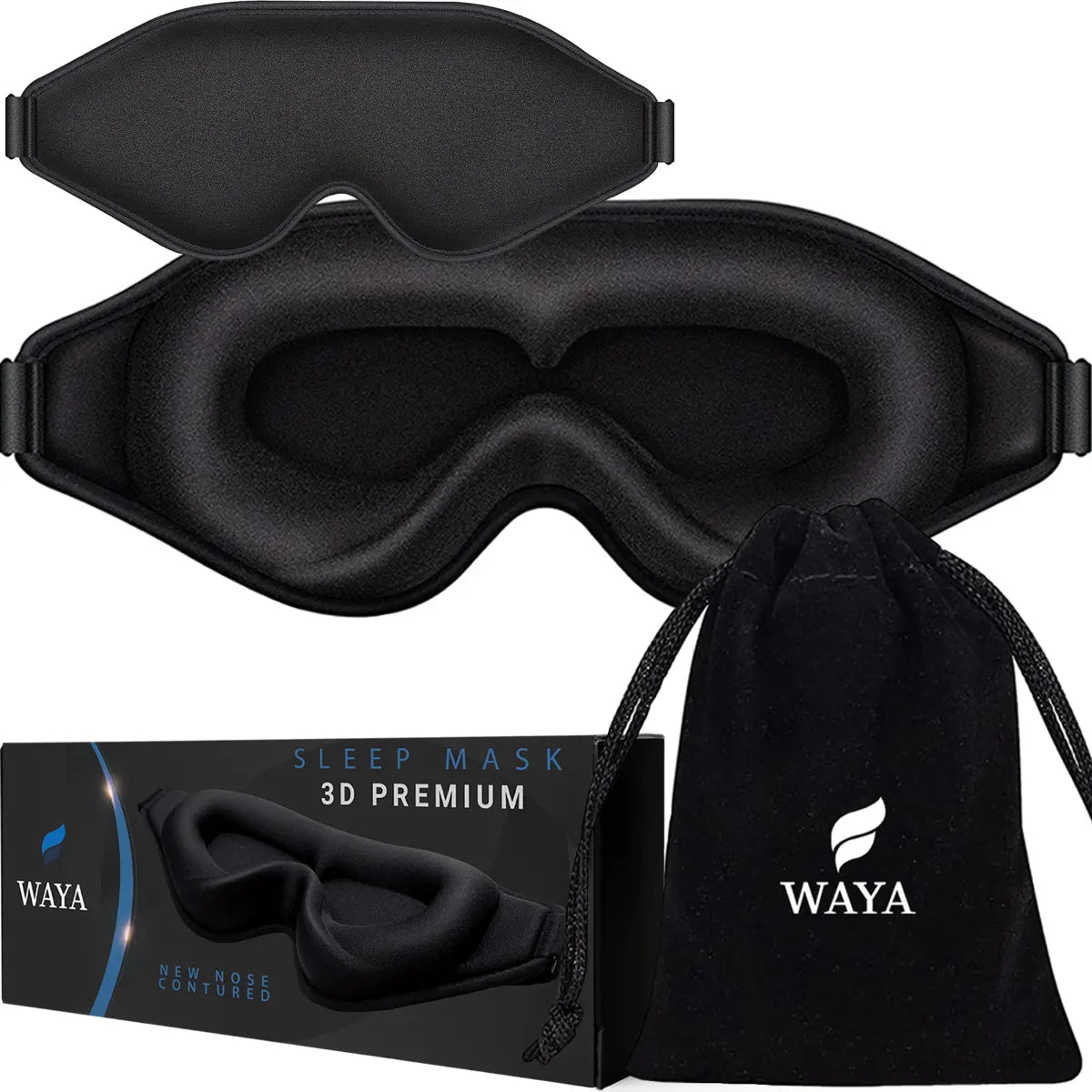 WAYA Premium V2 Gen 3D-unimaski 1 kpl kätevä säilytyspussi mukana