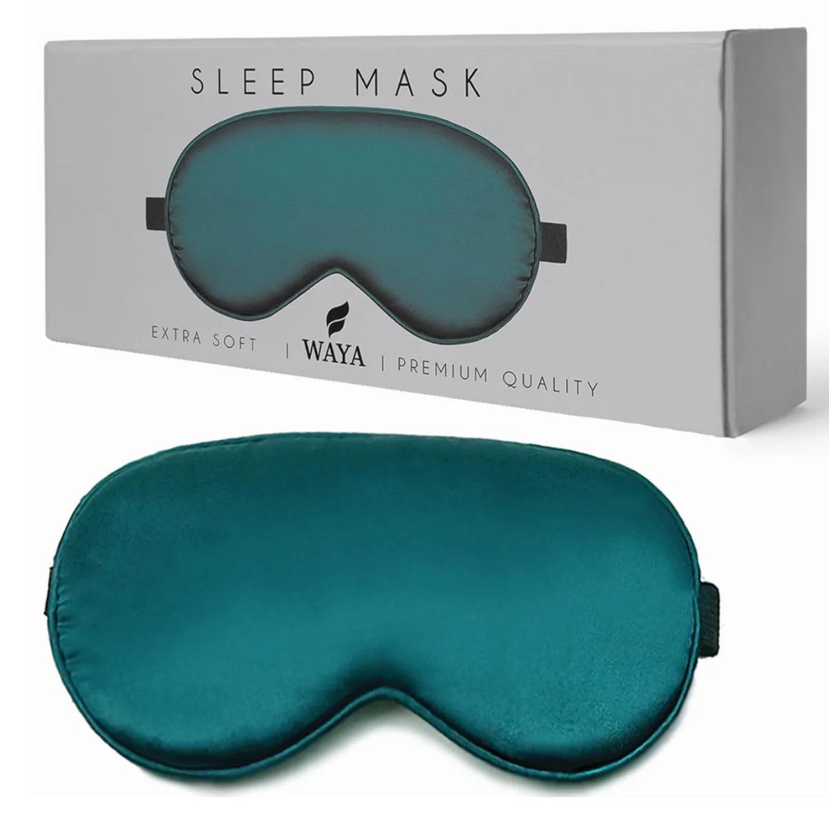 WAYA Extra soft unimaski turkoosi silkinpehmää materiaalia