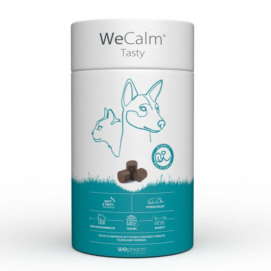 WeCalm Tasty Soft-Chew 30 kpl – muotoiltava täydennysrehu eläinten stressin lievittämiseen