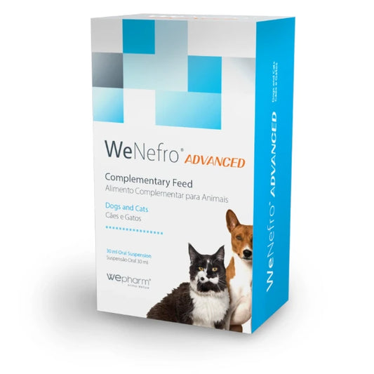 WeNefro® Advanced – oraaliliuos munuaisten tueksi koirille ja kissoille (30 ml)