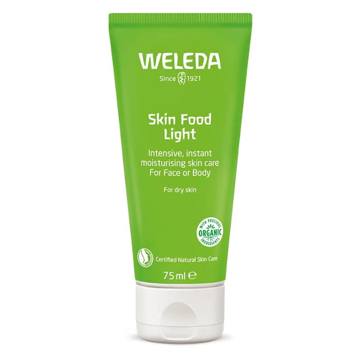 Weleda Skin Food Light 75 ml kevyt, välittömästi ravitseva hoitovoide kuivalle iholle