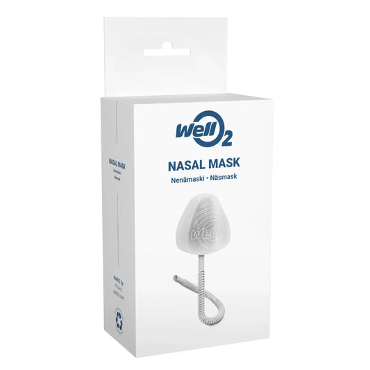 WELLO2 nenämaski 1 kpl WellO2-hengitysharjoituslaitteeseen