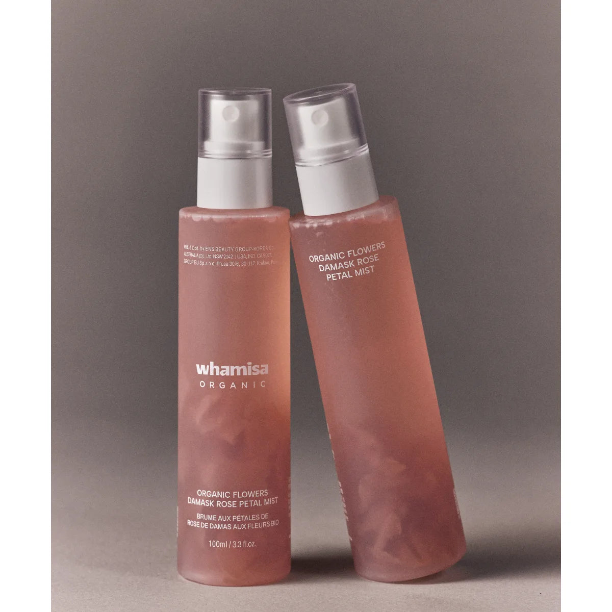 Whamisa Organic Flowers Damask Rose Petal Mist 100 ml kasvovesisuihke