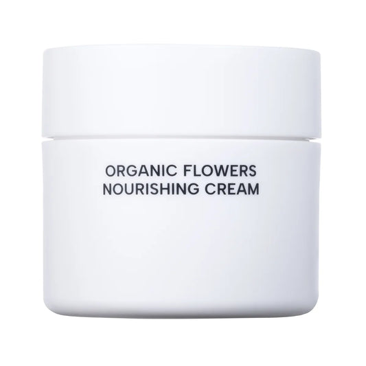 Whamisa Organic Flowers Nourishing Cream -kasvovoide 50 ml – täyteläinen ja syväkosteuttava