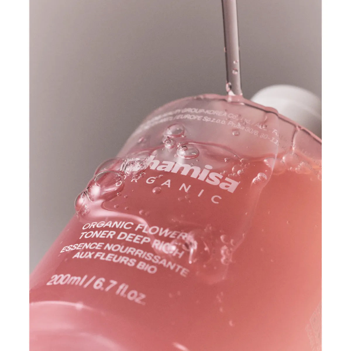 Whamisa Organic Flowers Toner Deep Rich -kasvovesi 200 ml – syvävaikutteisesti kosteuttava hoitoneste