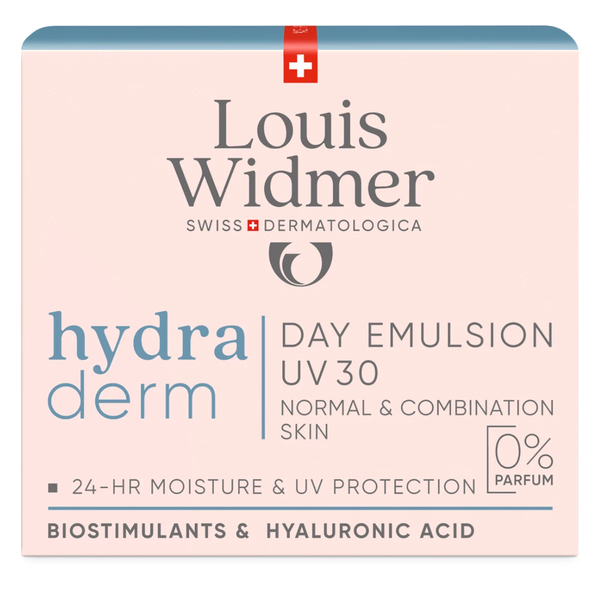 Widmer Hydraderm Day Emulsion UV 30 Hajusteeton, 50 ml – Kosteuttava päivävoide korkealla aurinkosuojalla