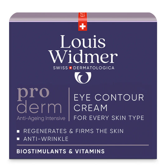 Widmer Proderm Eye Contour Cream, 30 ml – Kiinteyttävä ja ravitseva anti-age -silmänympärysvoide, hajustettu