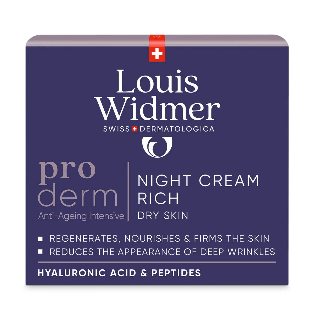 Widmer Proderm Night Cream Rich 50 ml – hajustettu anti-age yövoide kuivalle iholle