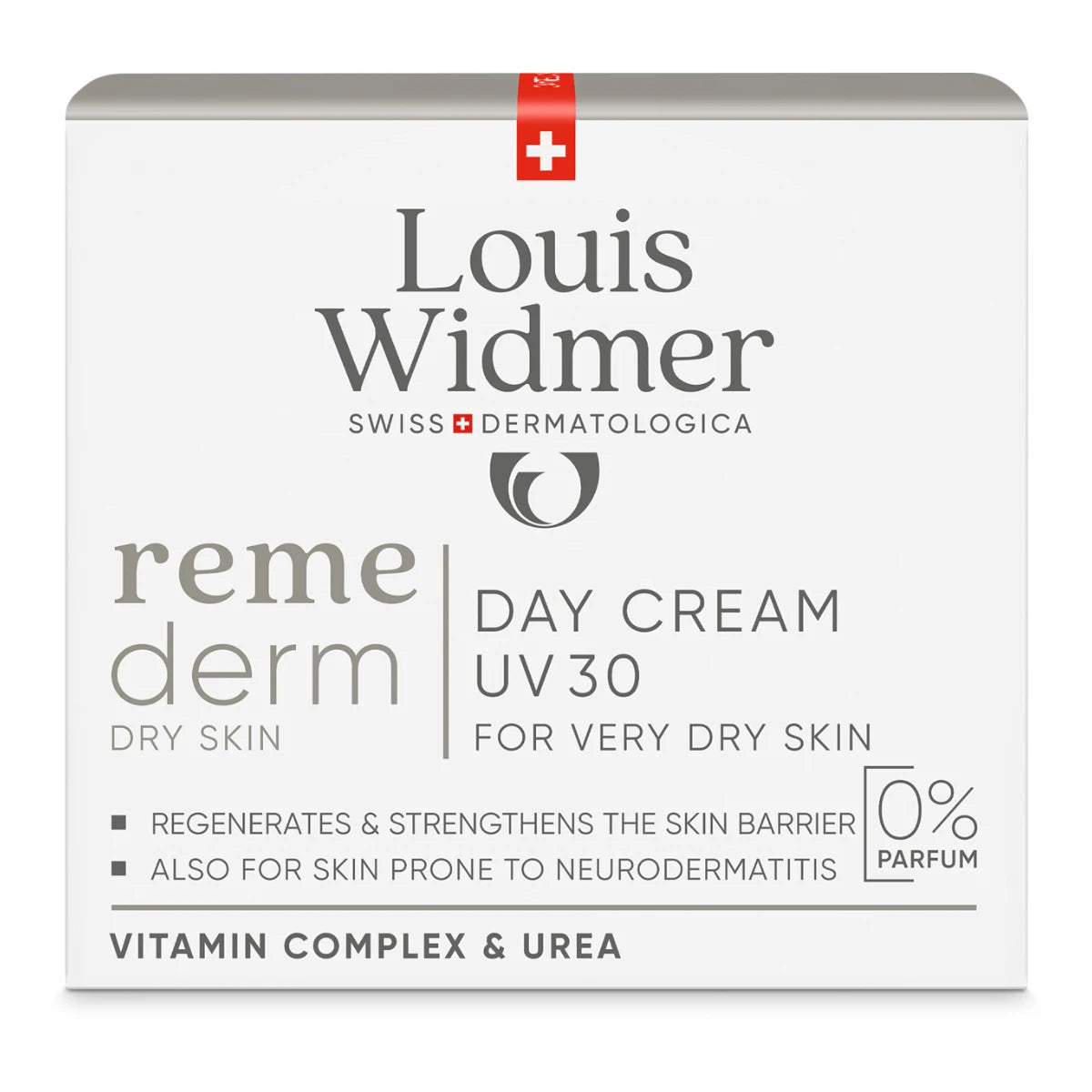 Widmer Remederm Day Cream UV30 hajusteeton 50 ml hoitovoide erittäin kuivalle iholle