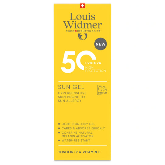 Widmer Sun Gel SPF50 hajusteeton 100 ml