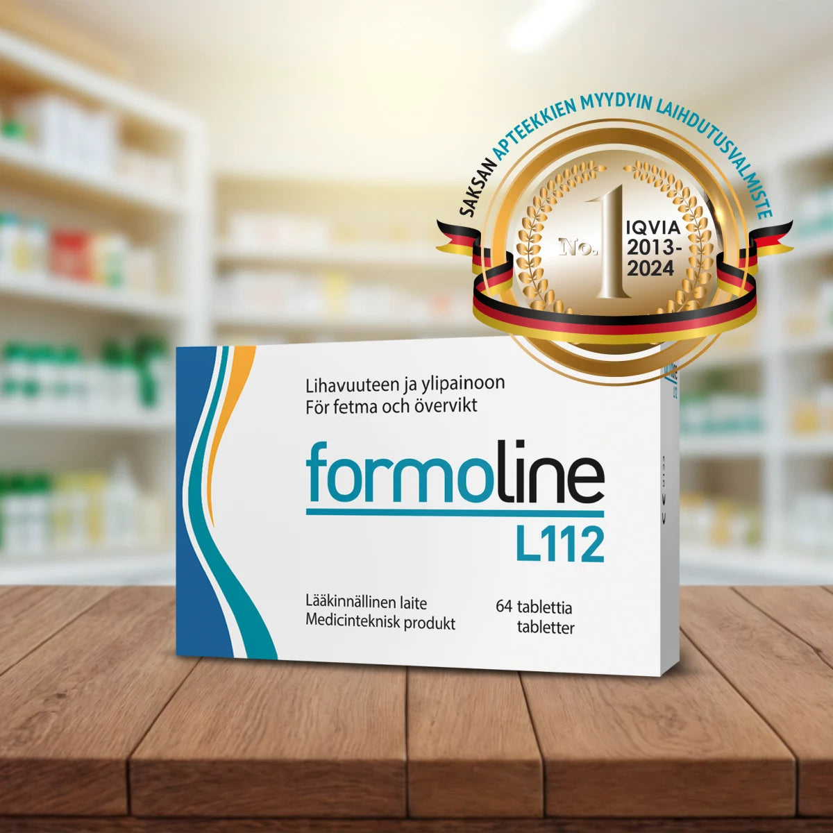 Formoline L112 500 mg tabletti on saksan myydyin laihdutusvalmiste
