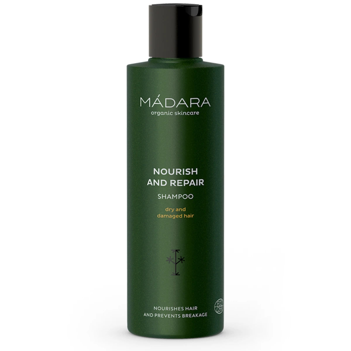 MADARA Nourish & Repair Shampoo 250 ml ravitseva shampoo kuiville hiuksille