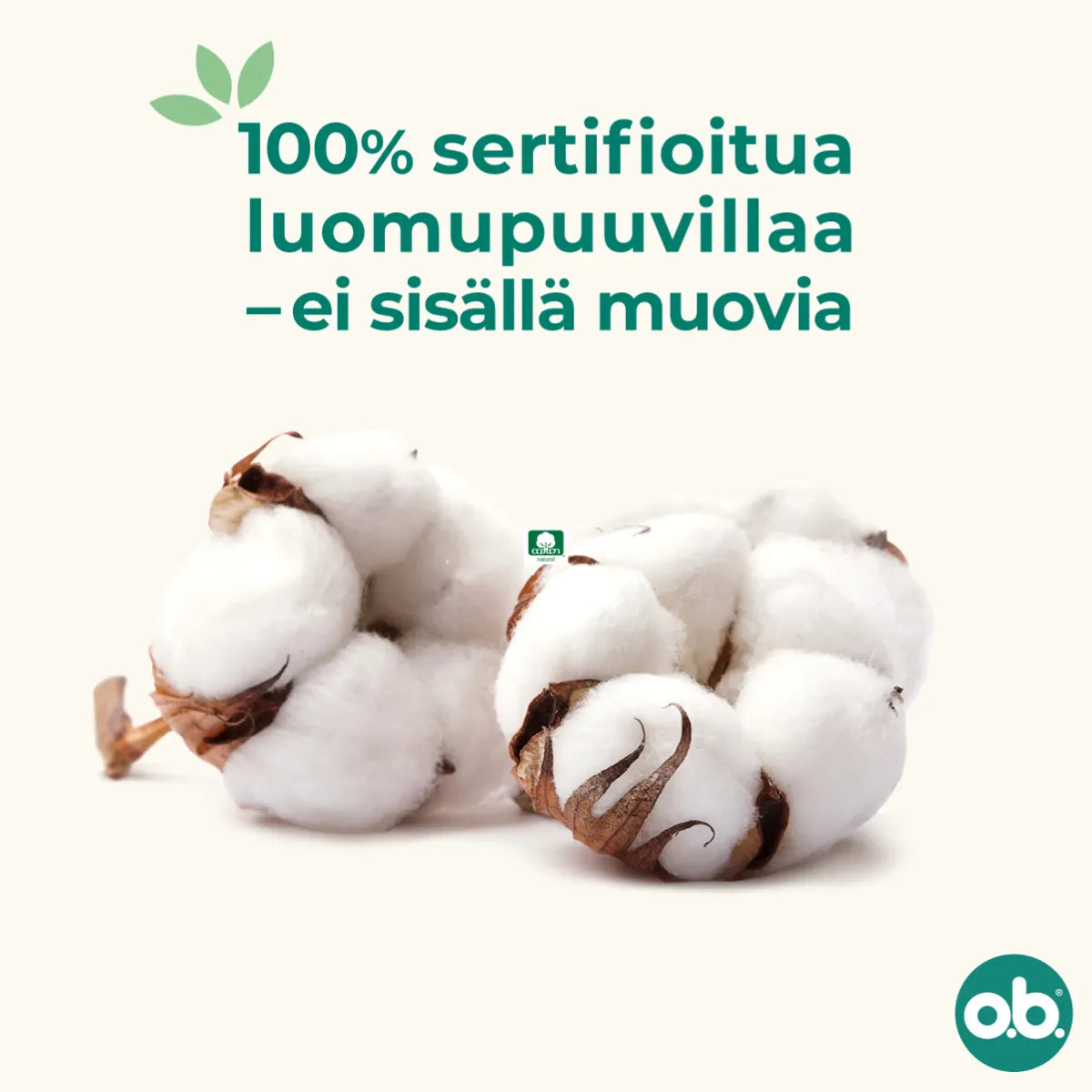 o.b. Organic Normal luomu tamponi 16 kpl