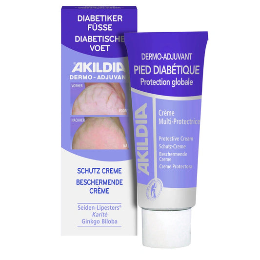 AKILEINE Akildia Barrier Cream jalkavoide diabeetikolle 75 ml