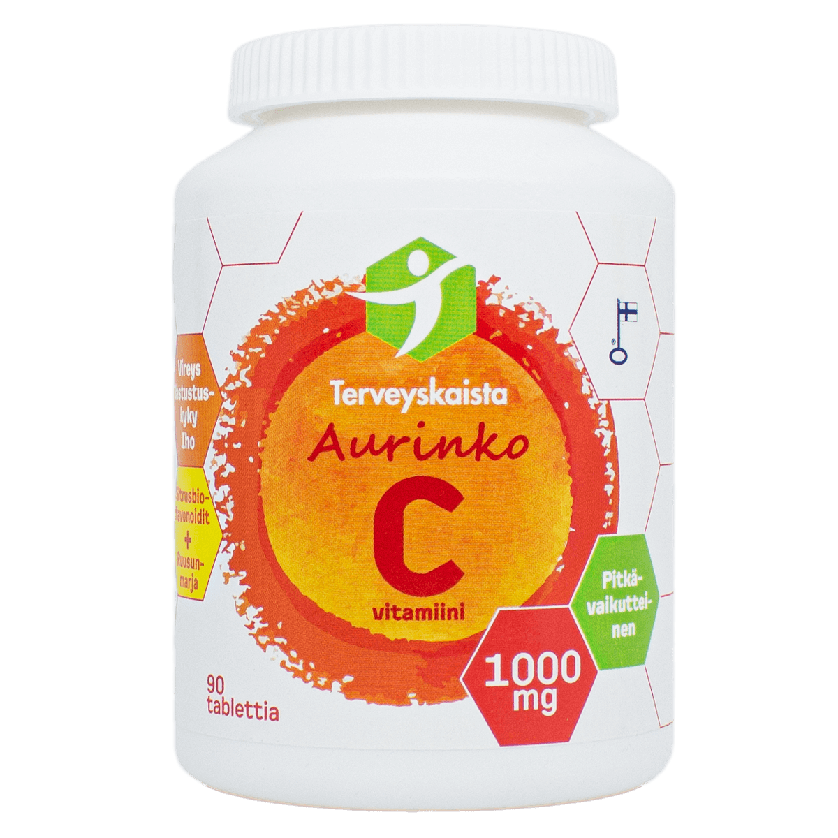 TERVEYSKAISTAN Aurinko C 1000 mg pitkävaikutteinen tabletti 90 tabl