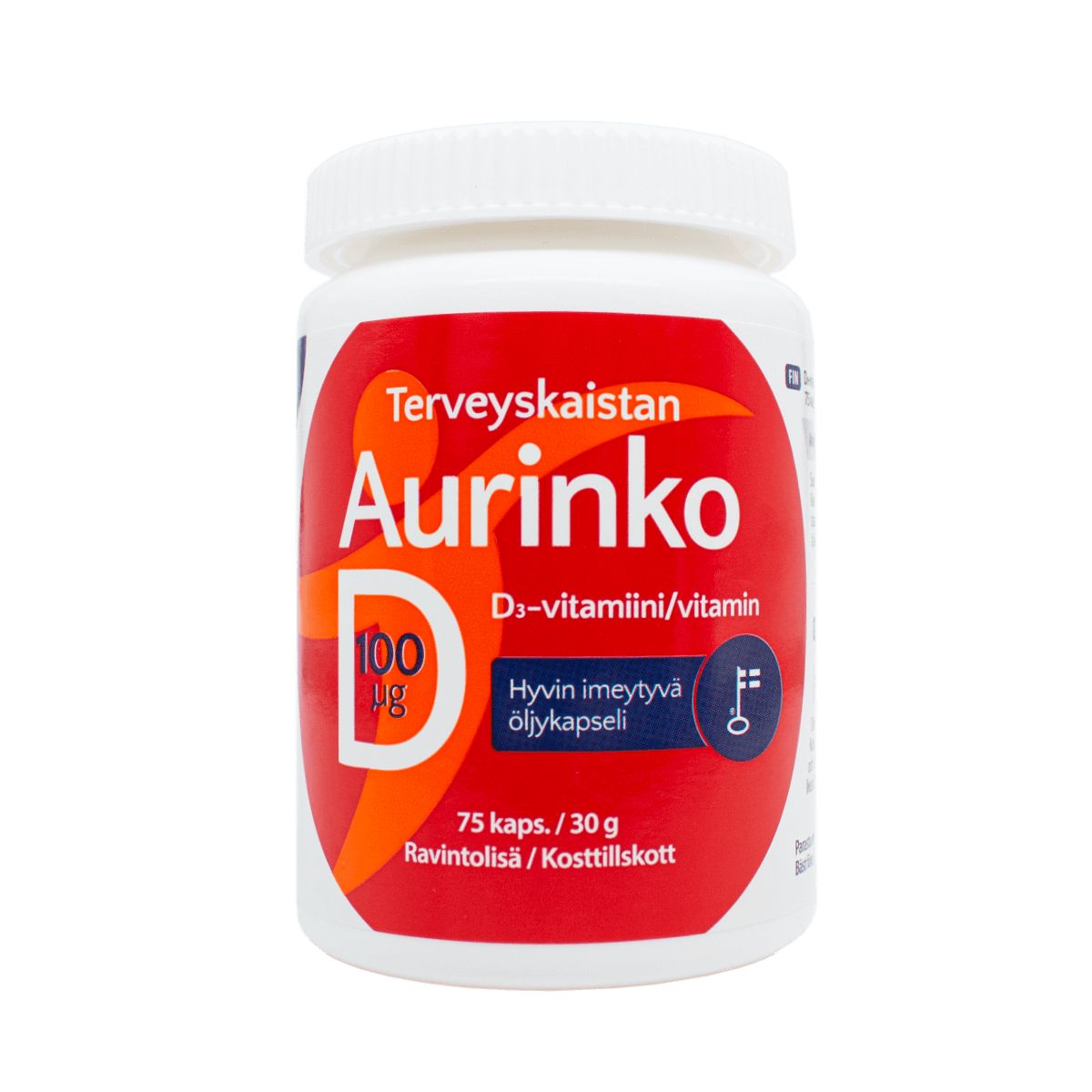 TERVEYSKAISTAN Aurinko D 100 mikrog öljykapseli 75 kaps