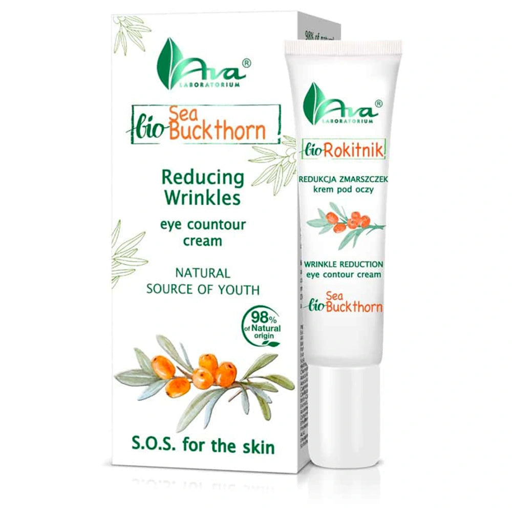 AVA BIO Bio Sea Buckthorn Reducing Wrinkles Eye Contour Cream tyrni silmänympärysvoide 15 ml