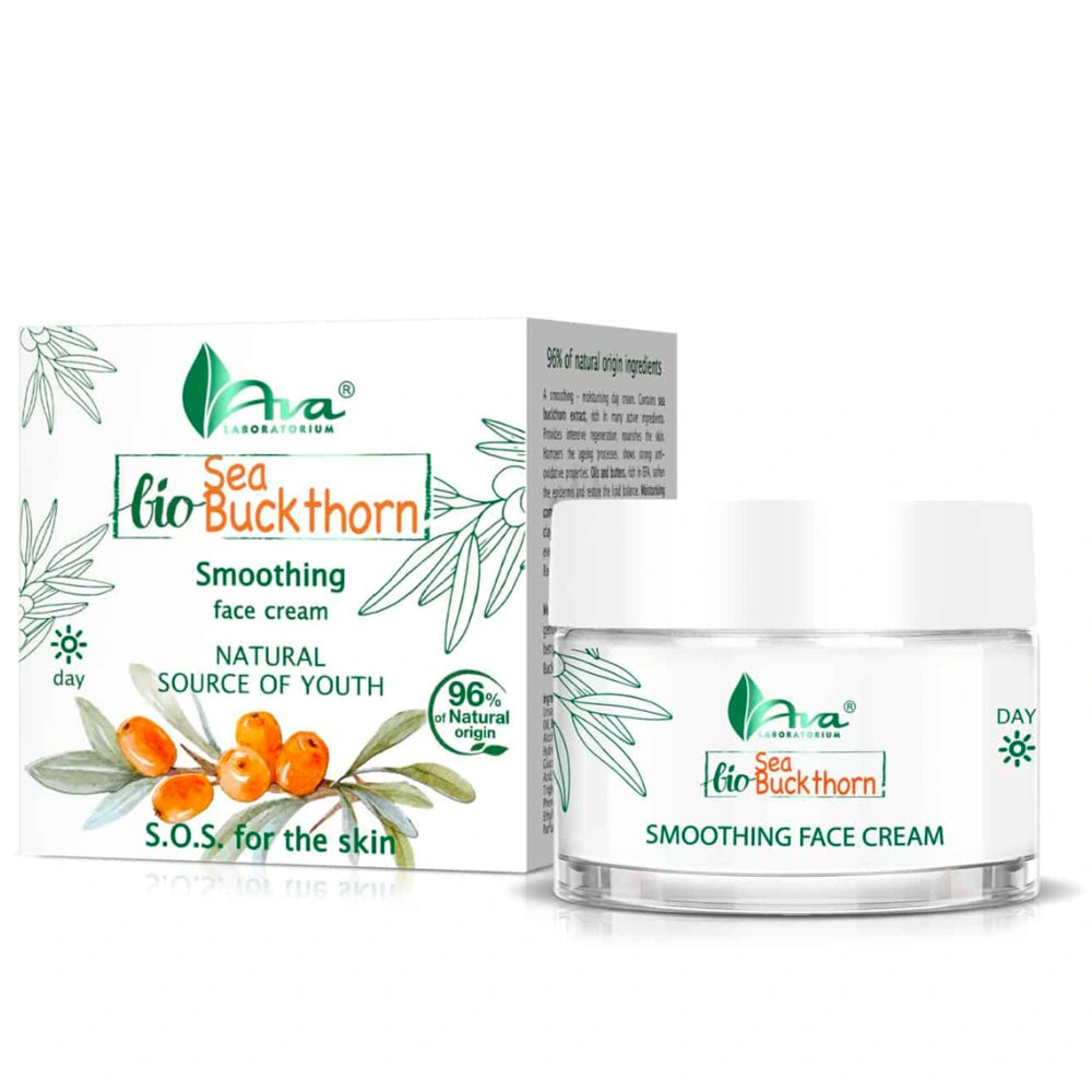 AVA Bio Sea Buckthorn Smoothing Face Cream päivävoide 50 ml