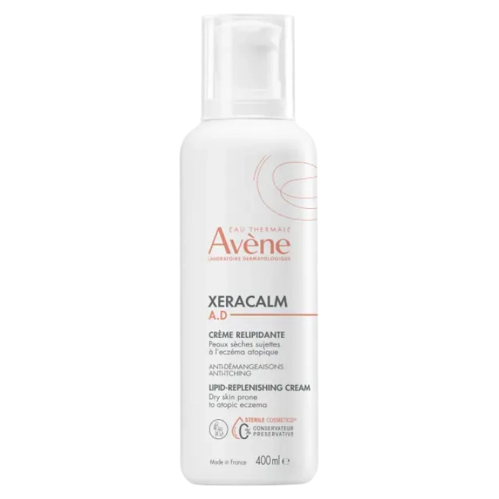 AVENE Xeracalm A.D Cream hoitovoide kuivalle, atooppiselle, kutisevalle ja ärtyneelle iholle 400 ml