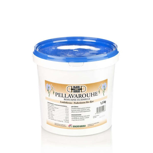 BLACK HORSE Pellavarouhe vet hevoselle 1,5 kg
