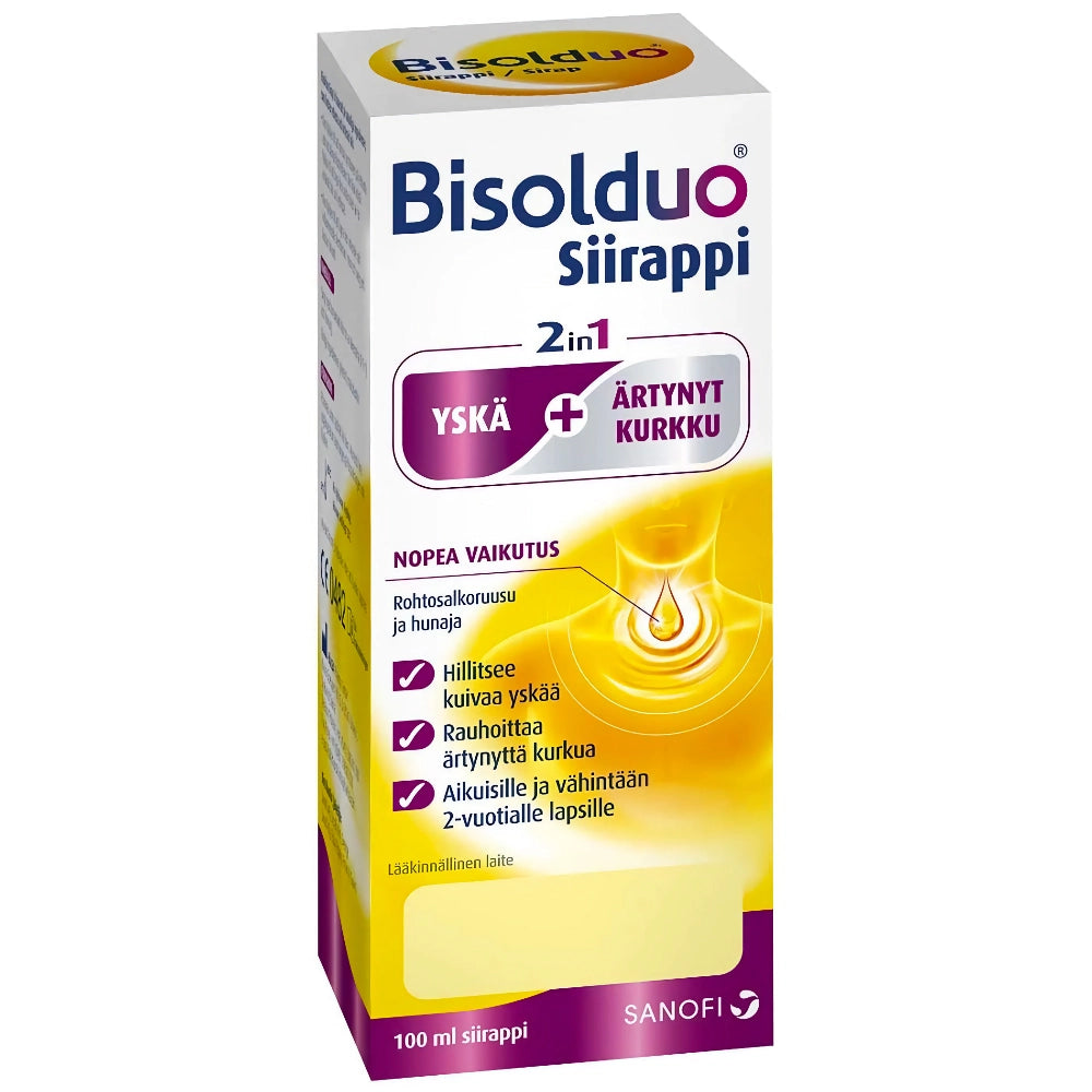 BISOLDUO Siirappi yskään 100 ml