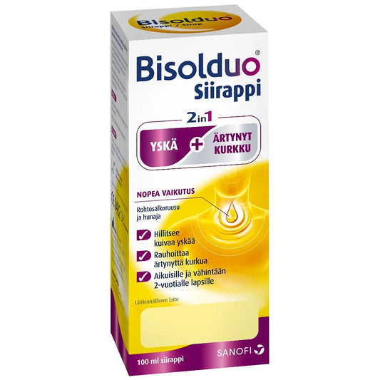 BISOLDUO Siirappi yskään 100 ml