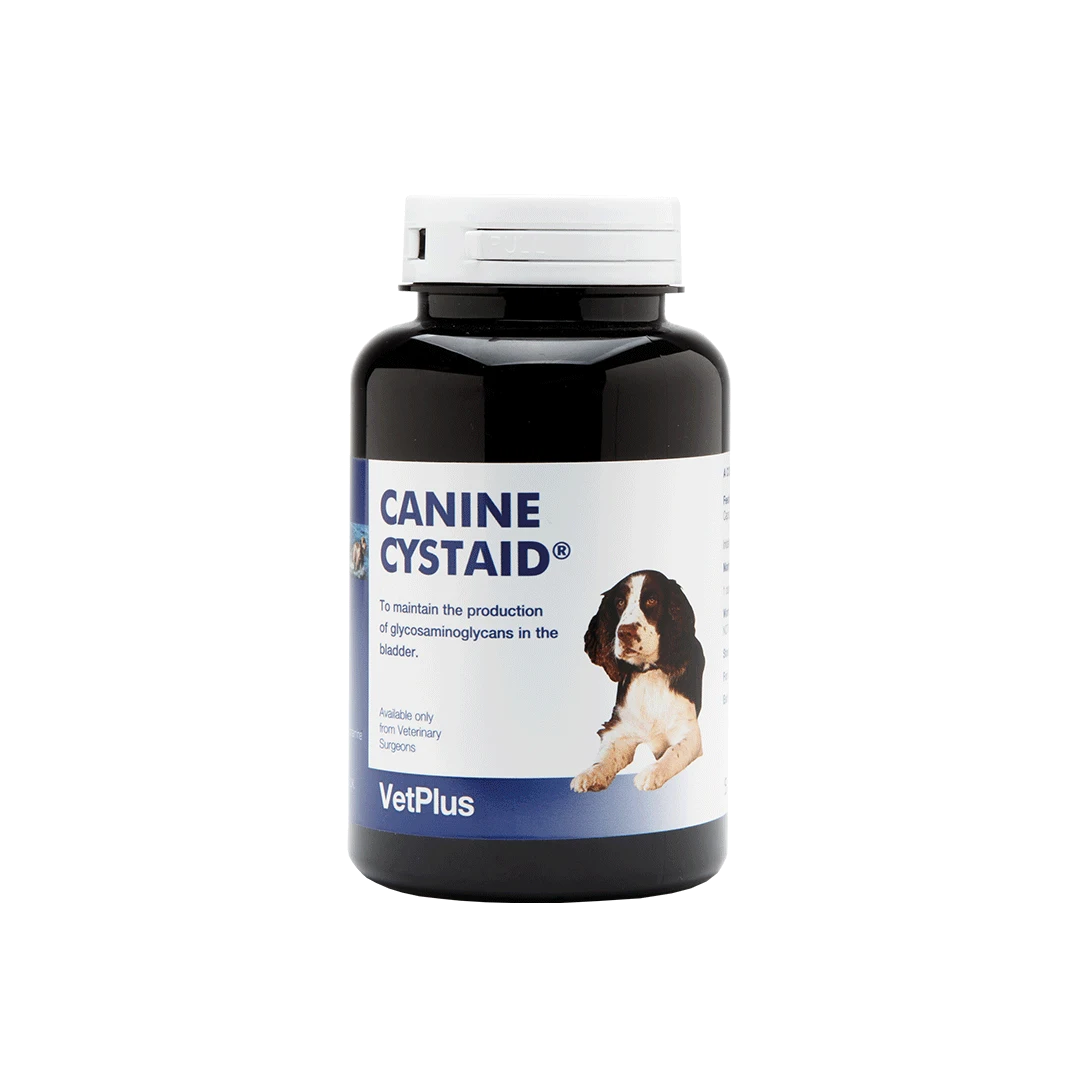 CANINE CYSTAID täydennysrehuvalmiste virtsatievaivoihin koirille 120 kaps