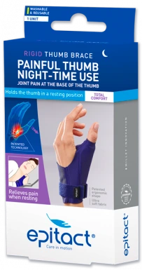 EPITACT Rigid thumb brace jäykkä peukolotuki yökäyttöön oikea käsi, koko S
