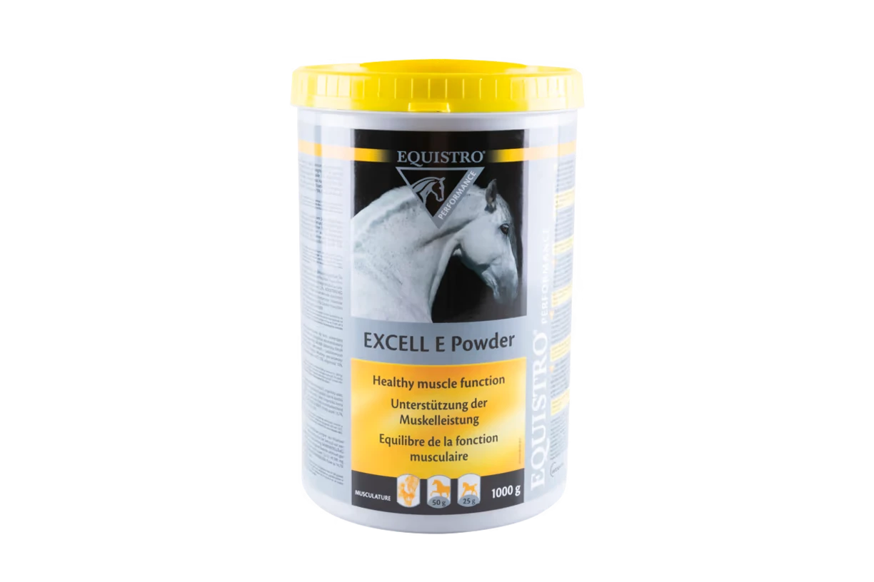 EQUISTRO Excell E powder täydennysrehuvalmiste hevoselle 1000 g