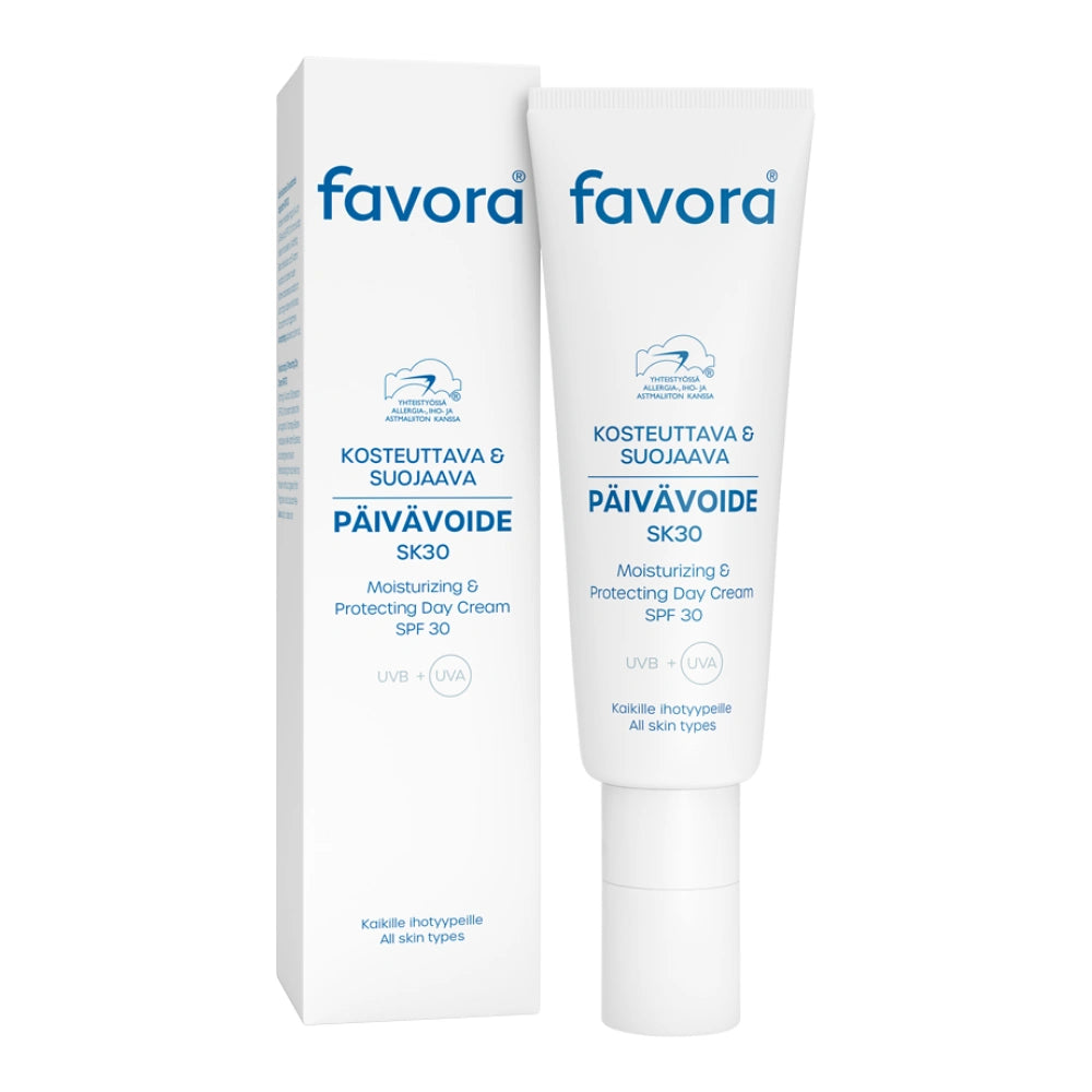 FAVORA Kosteuttava ja suojaava päivävoide SK 30 50 ml