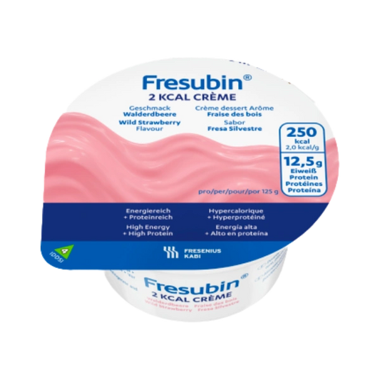 FRESUBIN 2 kcal creme metsämansikka kliininen ravintovalmiste 4x125 g