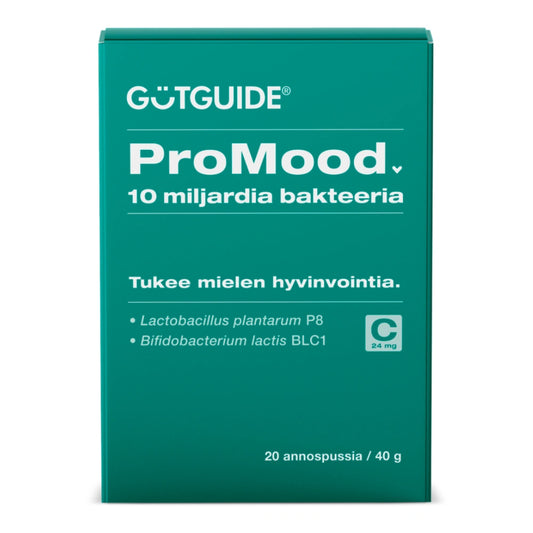 GUTGUIDE ProMood maitohappobakteerivalmiste 20 pss