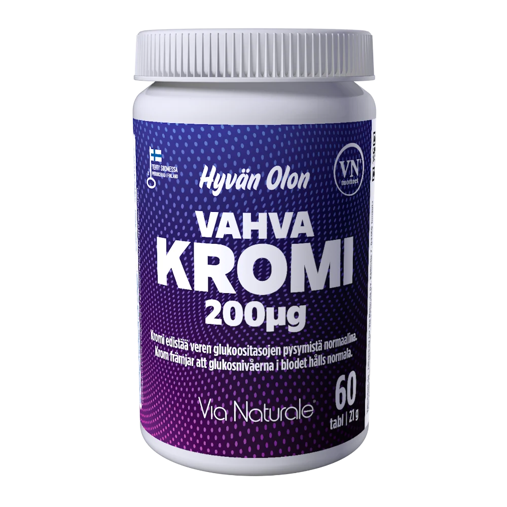 HYVÄN OLON Vahva kromi 200 mikrog 60 tablettia