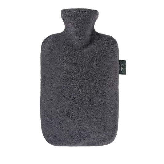 Kuumavesipullo fleecepäällisellä, harmaa 1 kpl