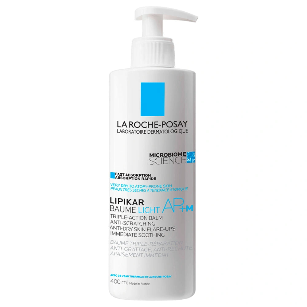 LA ROCHE-POSAY Lipikar baume light AP+M hoitovoide rauhoittava kevyt vartalovoide 400 ml