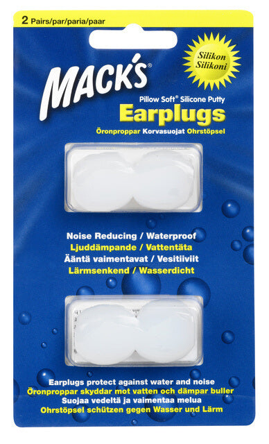 MACKS Korvatulpat 2 paria