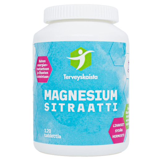 TERVEYSKAISTAN Magnesiumsitraattitabletti 120 kpl