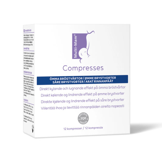 MULTI-MAM Compresses geelitaitokset kipeille rinnanpäille 12 kpl