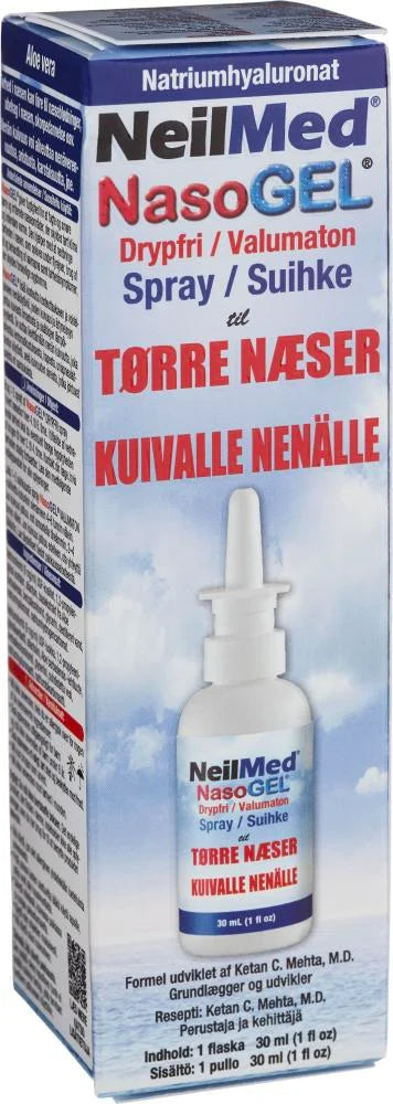 NEILMED NasoGEL spray kosteuttava nenägeeli