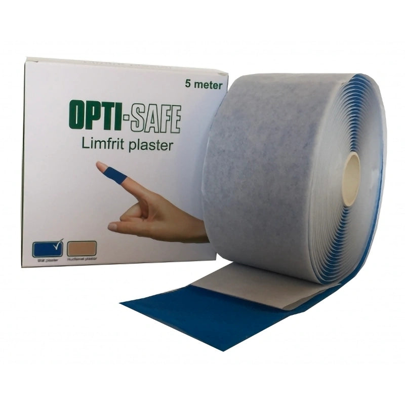 OPTI-SAFE Laastari Foam sininen 5m x 6 cm 1 kpl