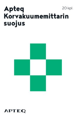 APTEQ KORVAKUUMEMITTARIN SUOJUS 20 KPL