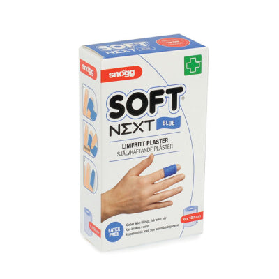 SNÖGG SOFT JOUSTOSIDOS SININEN 6CMX1M 1 KAPPALE